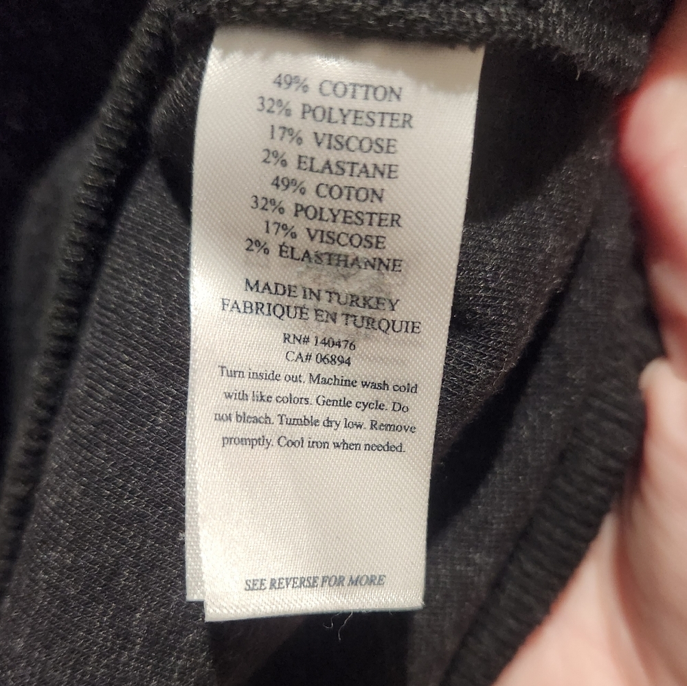 Faherty Legend Sweater Hoodie Large Charcoal - Picture 6 of 10